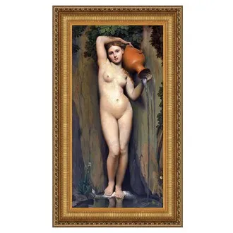 The Source Framed Canvas Replica Painting: Small