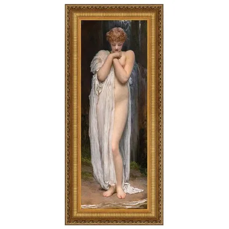 Crenaia the Nymph of the Dargle Framed Canvas Replica Painting: Small