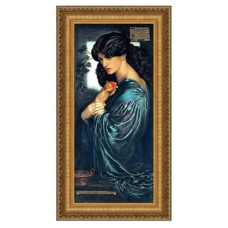 Proserpine Framed Canvas Replica Painting: Small