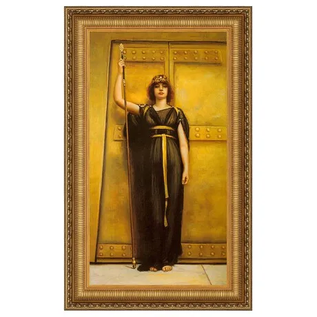 The Priestess Framed Canvas Replica Painting: Small