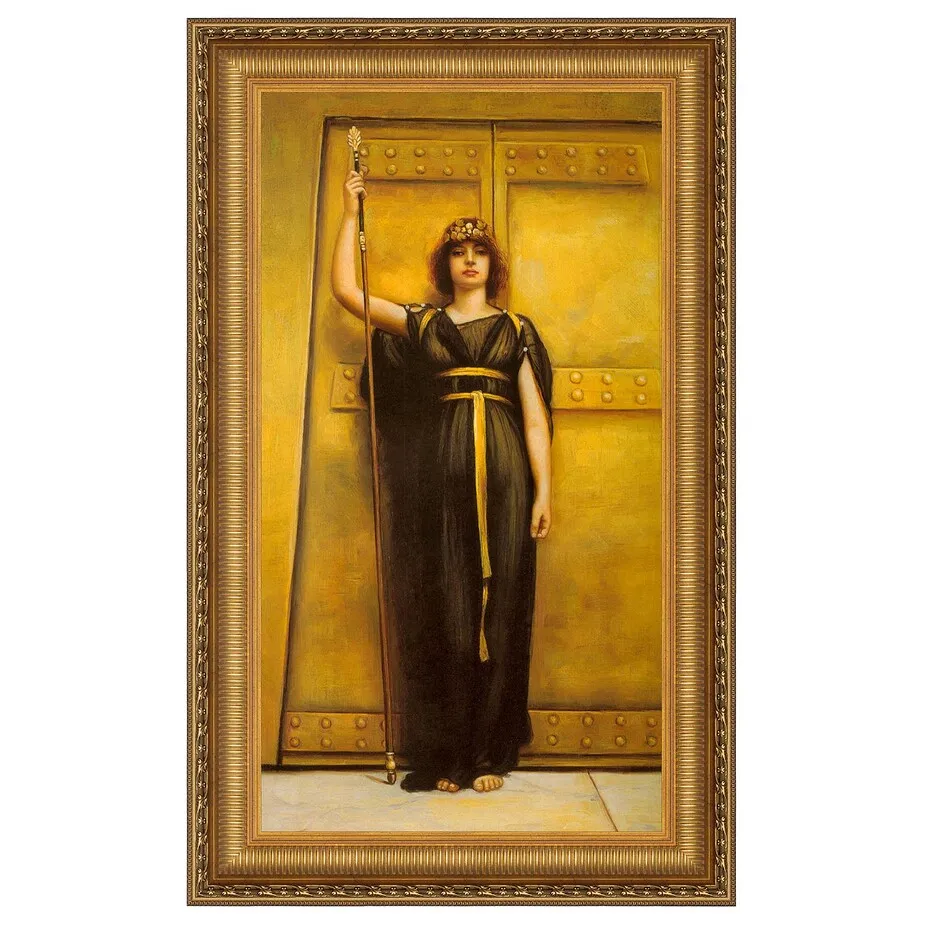 The Priestess Framed Canvas Replica Painting: Small