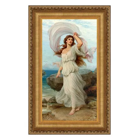 Miranda Framed Canvas Replica Painting: Small