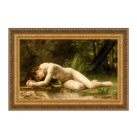 Biblis Framed Canvas Replica Painting: Small