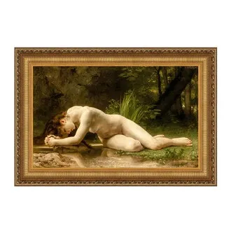 Biblis Framed Canvas Replica Painting: Medium