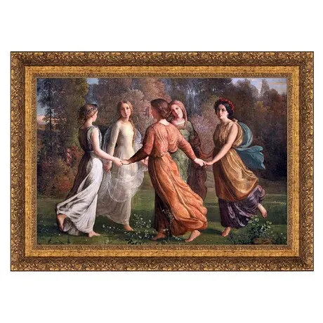 The Poem of the Soul Framed Canvas Replica Painting: Medium