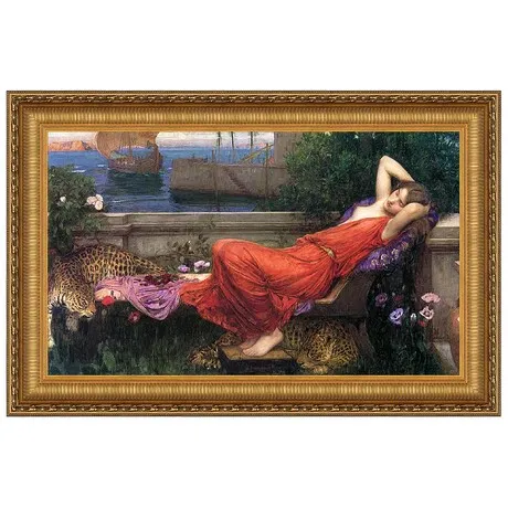 Ariadne Framed Canvas Replica Painting: Grande