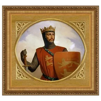 Robert Curthose Framed Canvas Replica Painting: Large