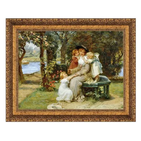 Me Too Framed Canvas Replica Painting: Large