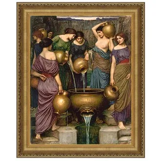 The Danaides Framed Canvas Replica Painting: Medium