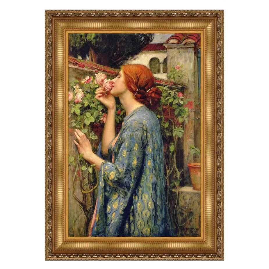 The Soul of the Rose Framed Canvas Replica Painting: Medium