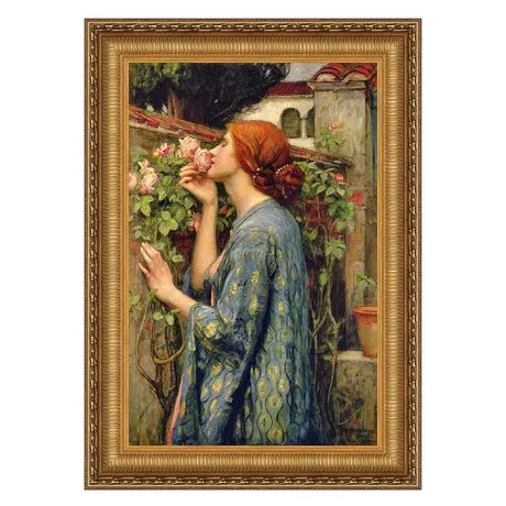 The Soul of the Rose Framed Canvas Replica Painting: Large