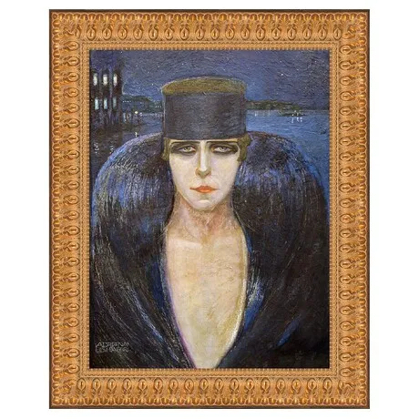 La Marchesa Pignatelli Framed Canvas Replica Painting: Small