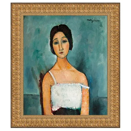 Christina Framed Canvas Replica Painting: Small