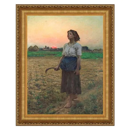 The Song of the Lark Framed Canvas Replica Painting: Large