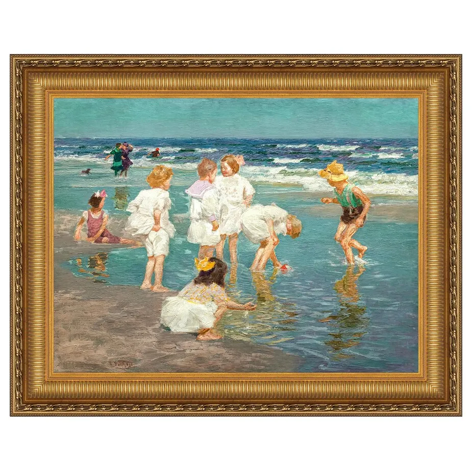 A Holiday Framed Canvas Replica Painting: Small