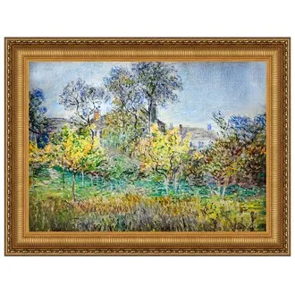 The Orchard Framed Canvas Replica Painting: Medium