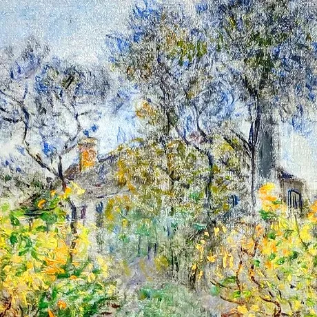 The Orchard Framed Canvas Replica Painting: Large