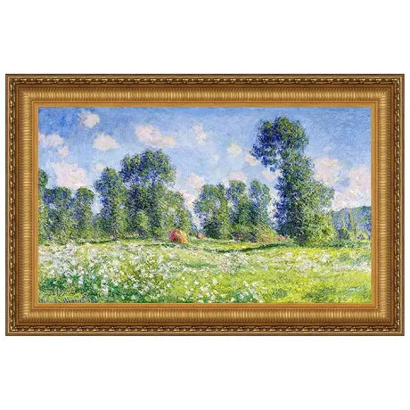Effect of Spring Giverny Framed Canvas Replica Painting: Large