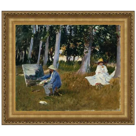 Claude Monet Painting Framed Canvas Replica Painting: Large