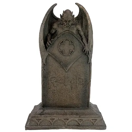 Vampire Demon Tombstone Statue: Each