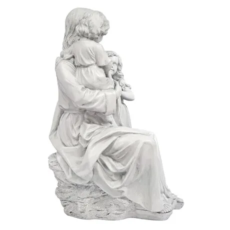 Jesus Loves the Little Children Garden Statue