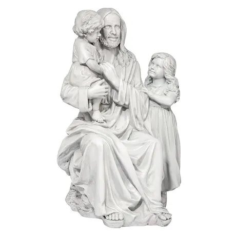 Jesus Loves the Little Children Garden Statue