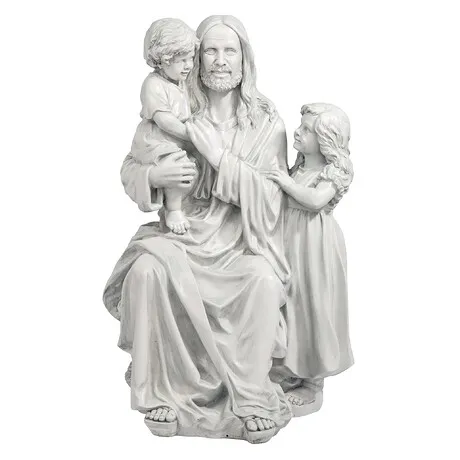 Jesus Loves the Little Children Garden Statue