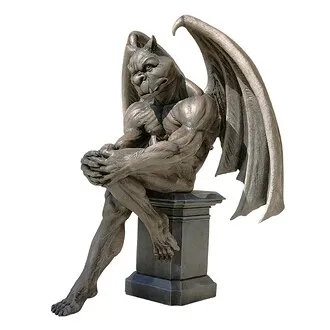 Socrates the Gargoyle Thinker Statue