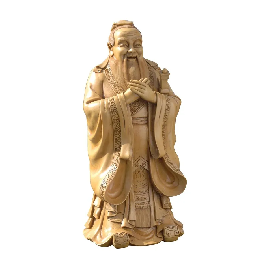Confucius Asian Garden Statue