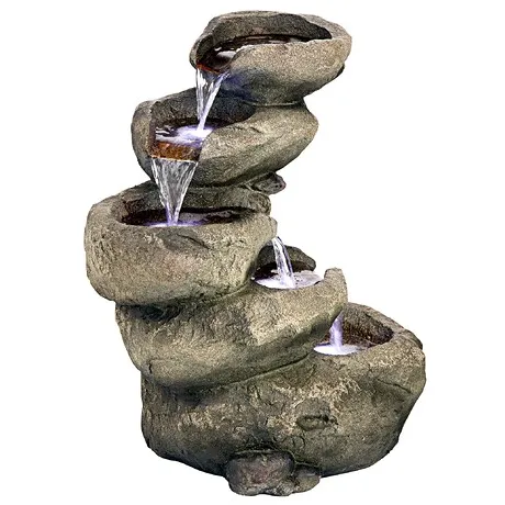 Avalanche Peak Cascading Garden Fountain