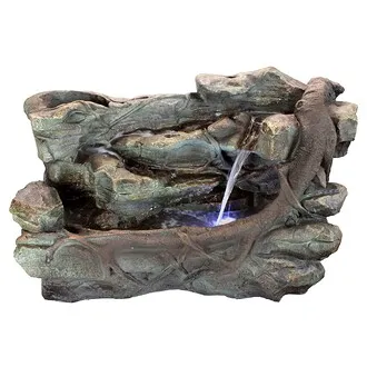 Staggered Rock Canyon Cascading Garden Fountain