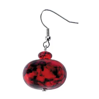 Awash in Crimson Jewelry Ensemble: Earrings
