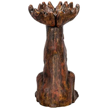 Cabin Fever Moose Garden Statue