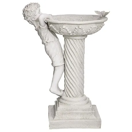Summer's Splash Sculptural Birdbath