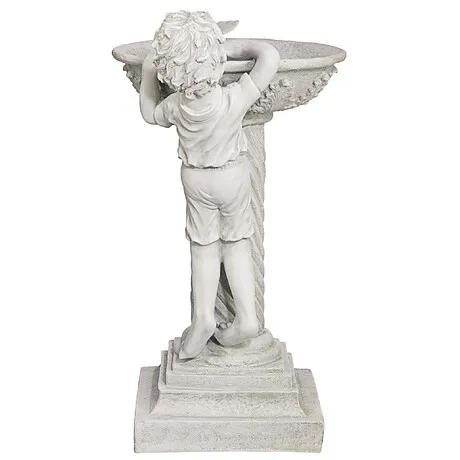 Summer's Splash Sculptural Birdbath