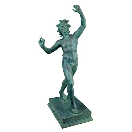 Dancing Faunus of Pompeii Grande Statue
