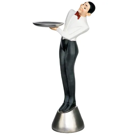 Francois the Parisian Art Deco Butler Sculptural Pedestal Table