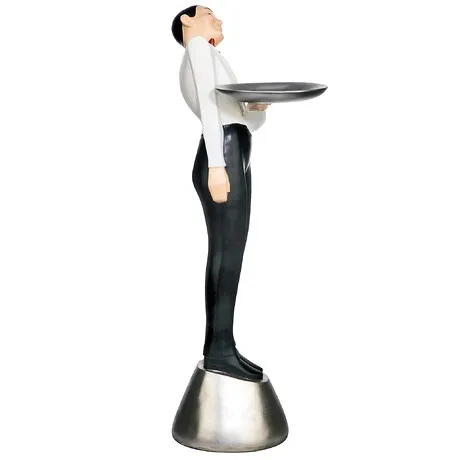 Francois the Parisian Art Deco Butler Sculptural Pedestal Table