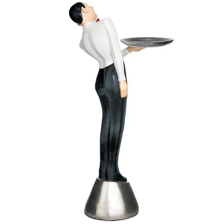 Francois the Parisian Art Deco Butler Sculptural Pedestal Table