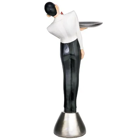 Francois the Parisian Art Deco Butler Sculptural Pedestal Table