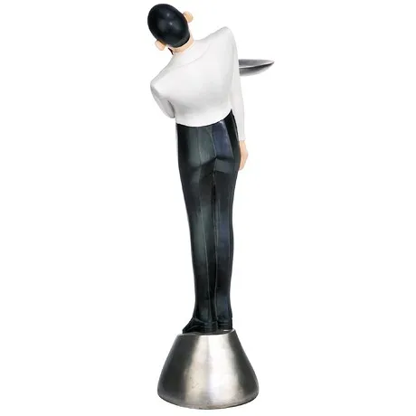 Francois the Parisian Art Deco Butler Sculptural Pedestal Table