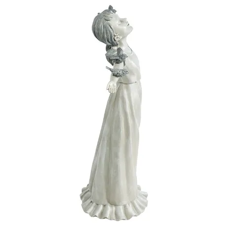 Basking in God's Glory Little Girl Statue: Large