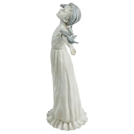 Basking in God's Glory Little Girl Statue: Large