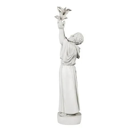Saint Francis' Doves of Peace Garden Statue