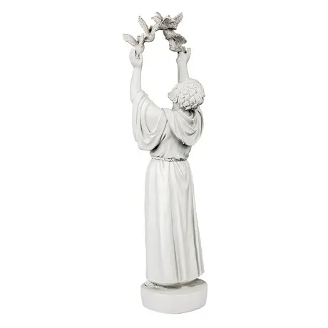 Saint Francis' Doves of Peace Garden Statue