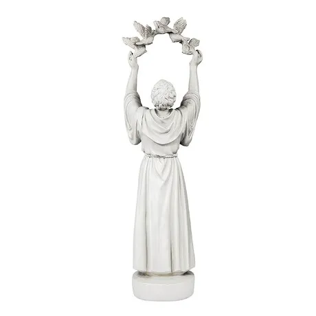 Saint Francis' Doves of Peace Garden Statue