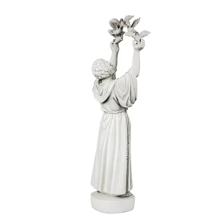 Saint Francis' Doves of Peace Garden Statue