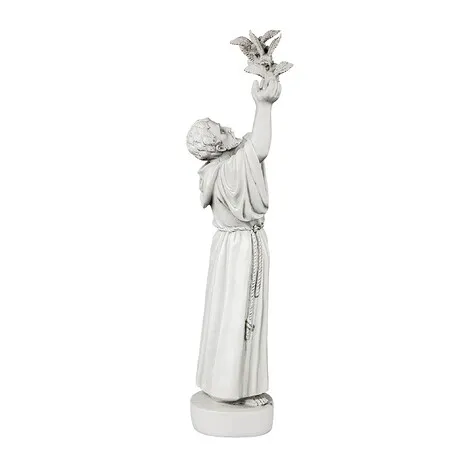 Saint Francis' Doves of Peace Garden Statue