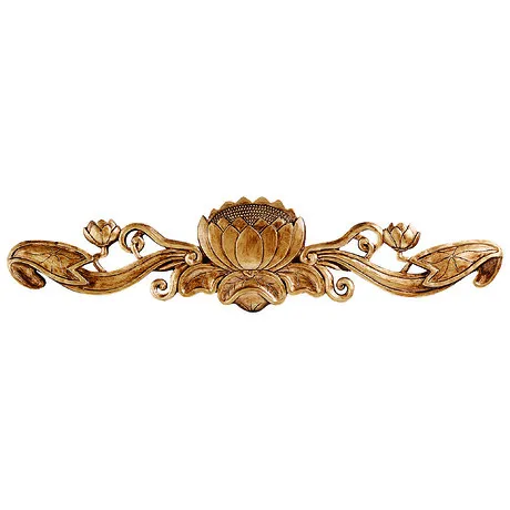 De Velde Water Lily Architectural Wall Pediment