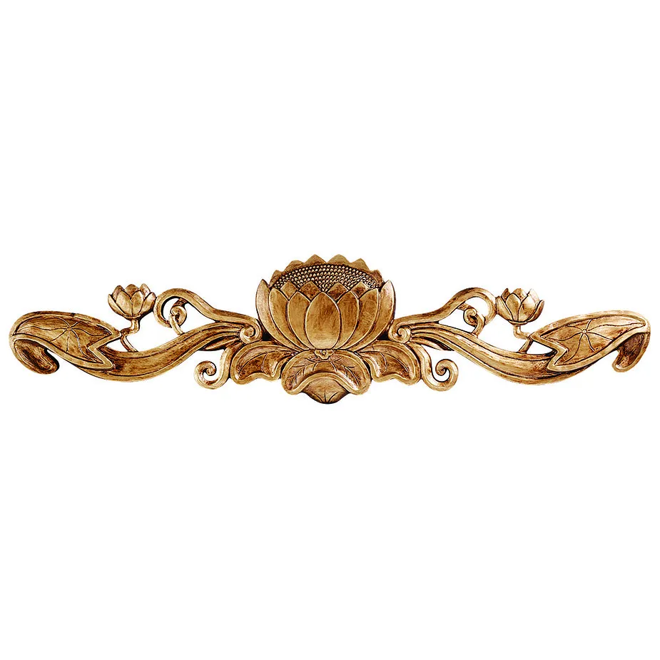 De Velde Water Lily Architectural Wall Pediment